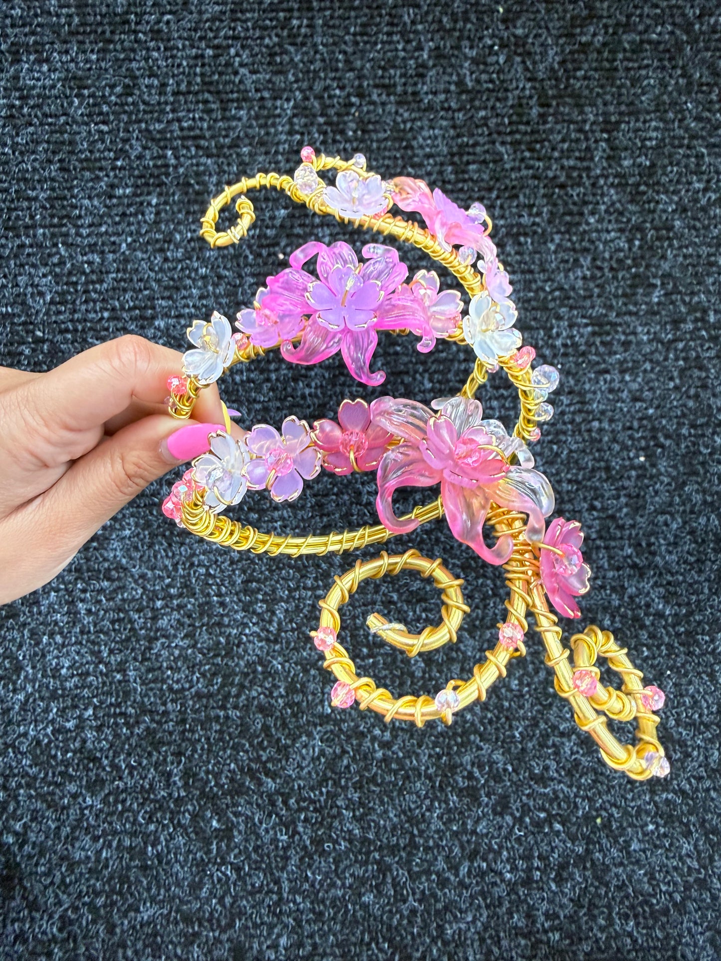Cherry Blossom Statement Cuff