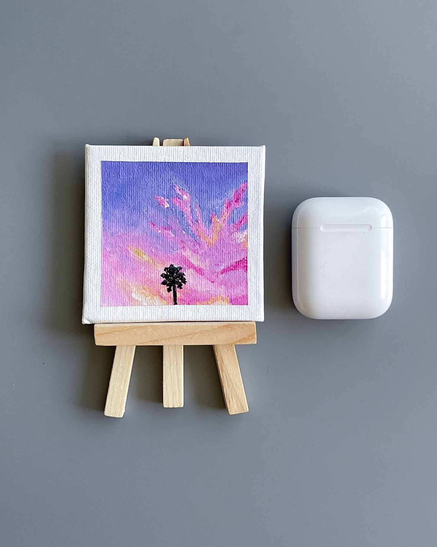 "Santa Monica" Mini-Painting with Easel