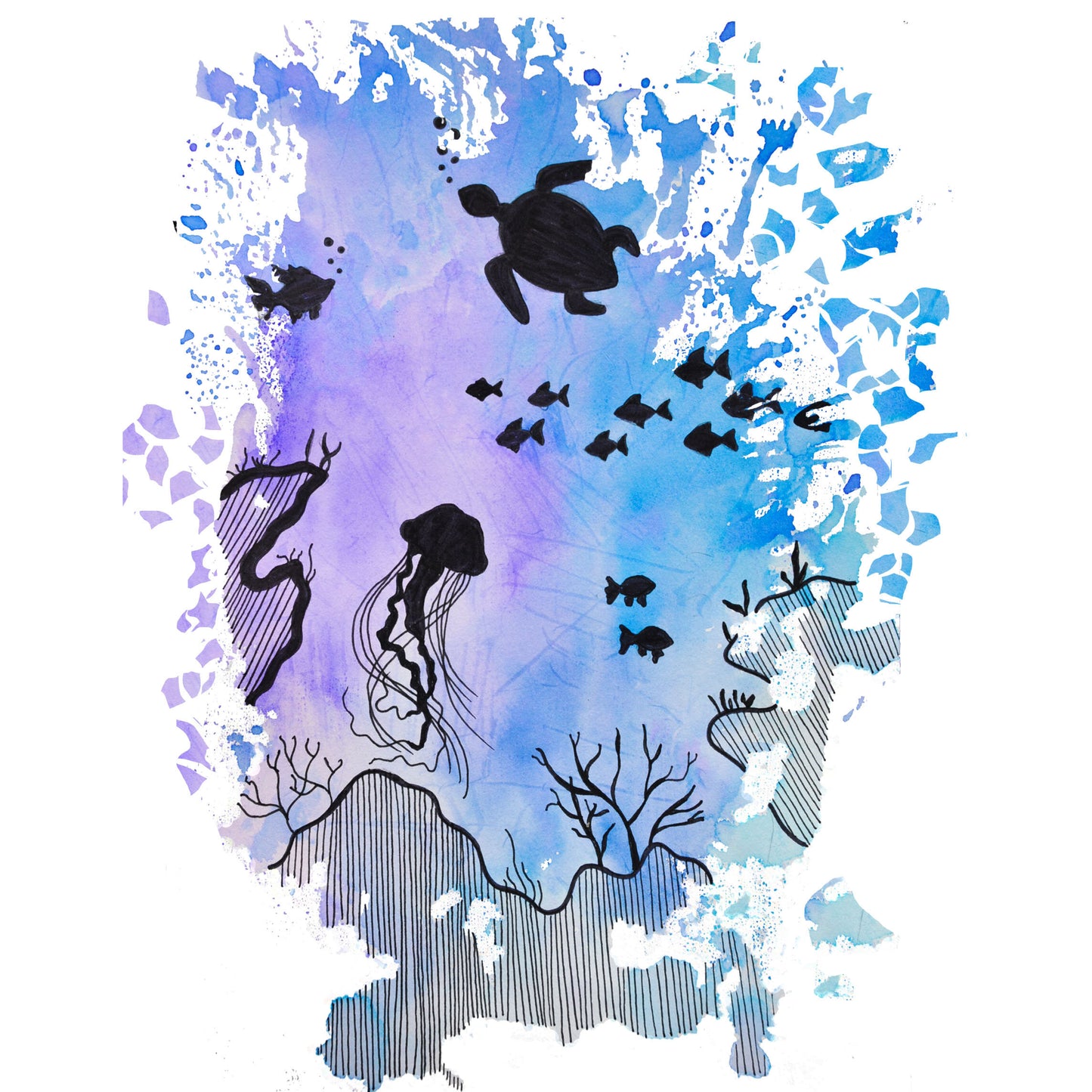 "Lost Under the Sea" Print