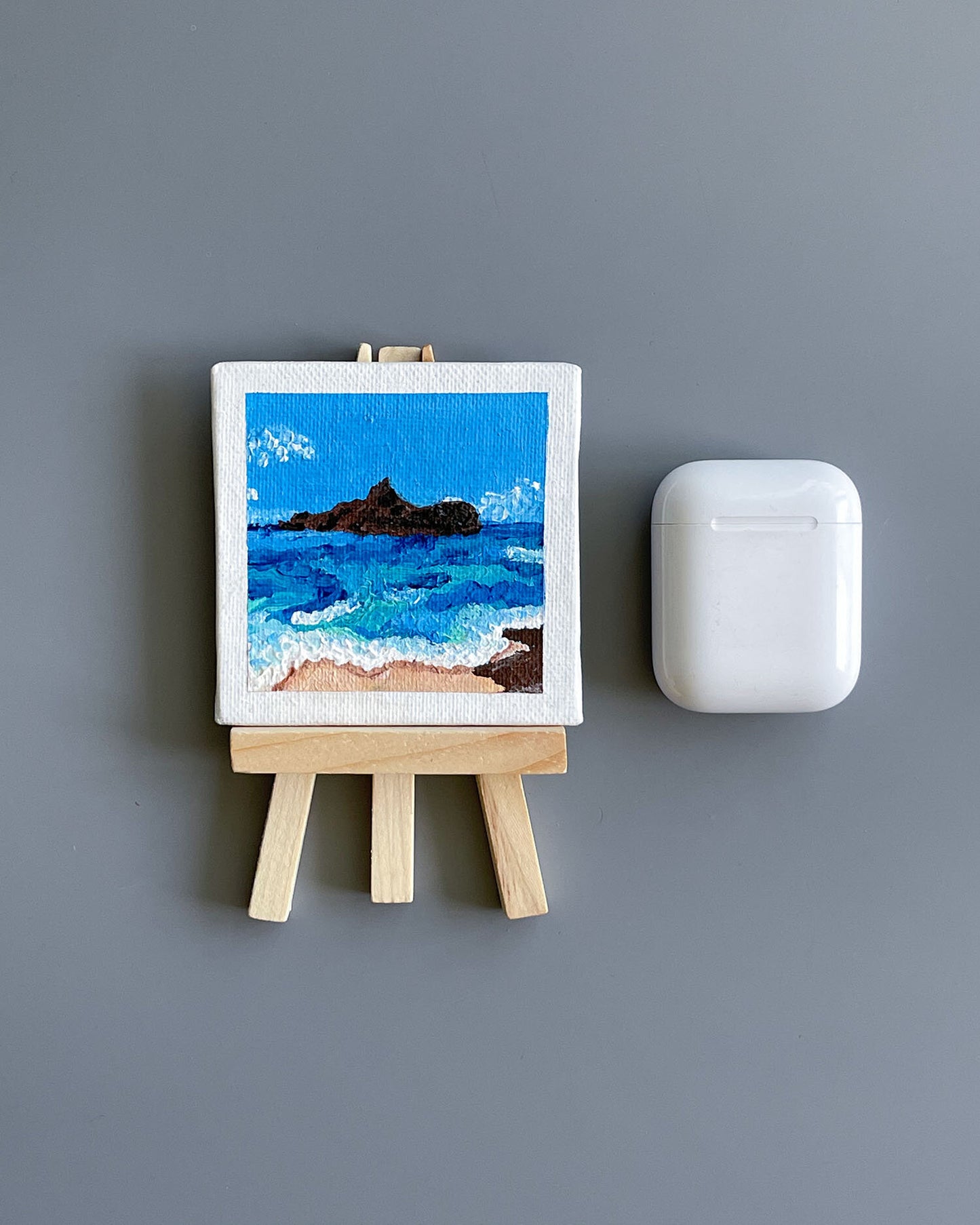 "Oahu" Mini-Painting with Easel