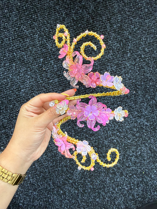 Cherry Blossom Statement Cuff