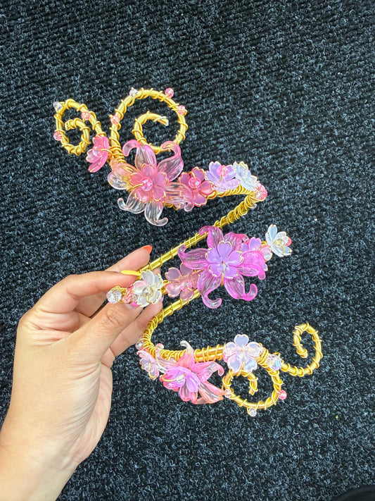 Cherry Blossom Statement Cuff