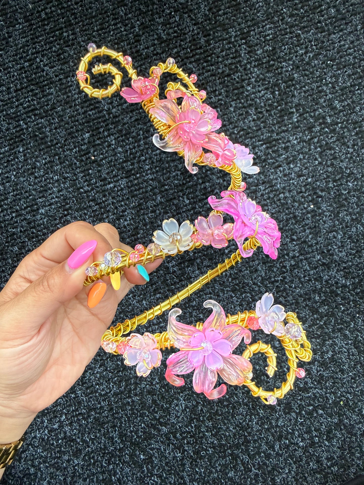 Cherry Blossom Statement Cuff