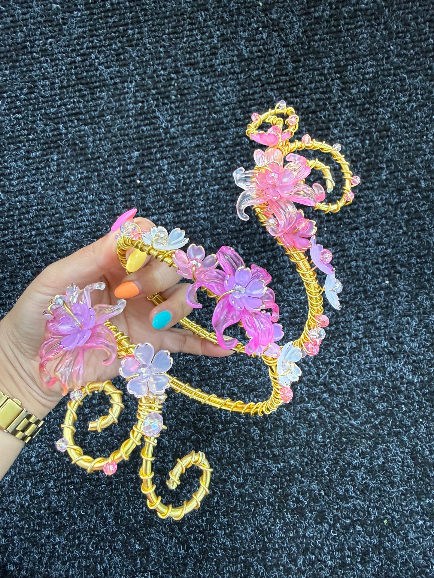 Cherry Blossom Statement Cuff