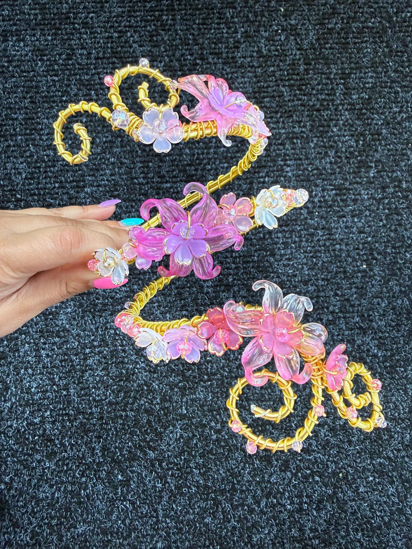 Cherry Blossom Statement Cuff