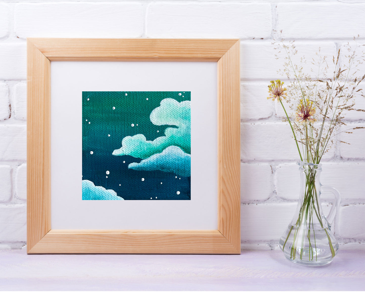 "Aquamarine Dreams" Mini-Print