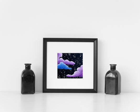 "Black Raspberry Dreams" Mini-Print
