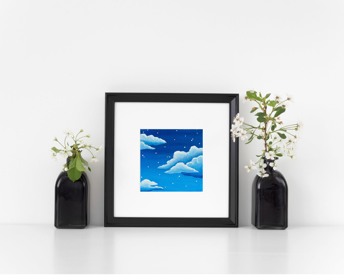"Blue Raspberry Dreams" Mini-Print