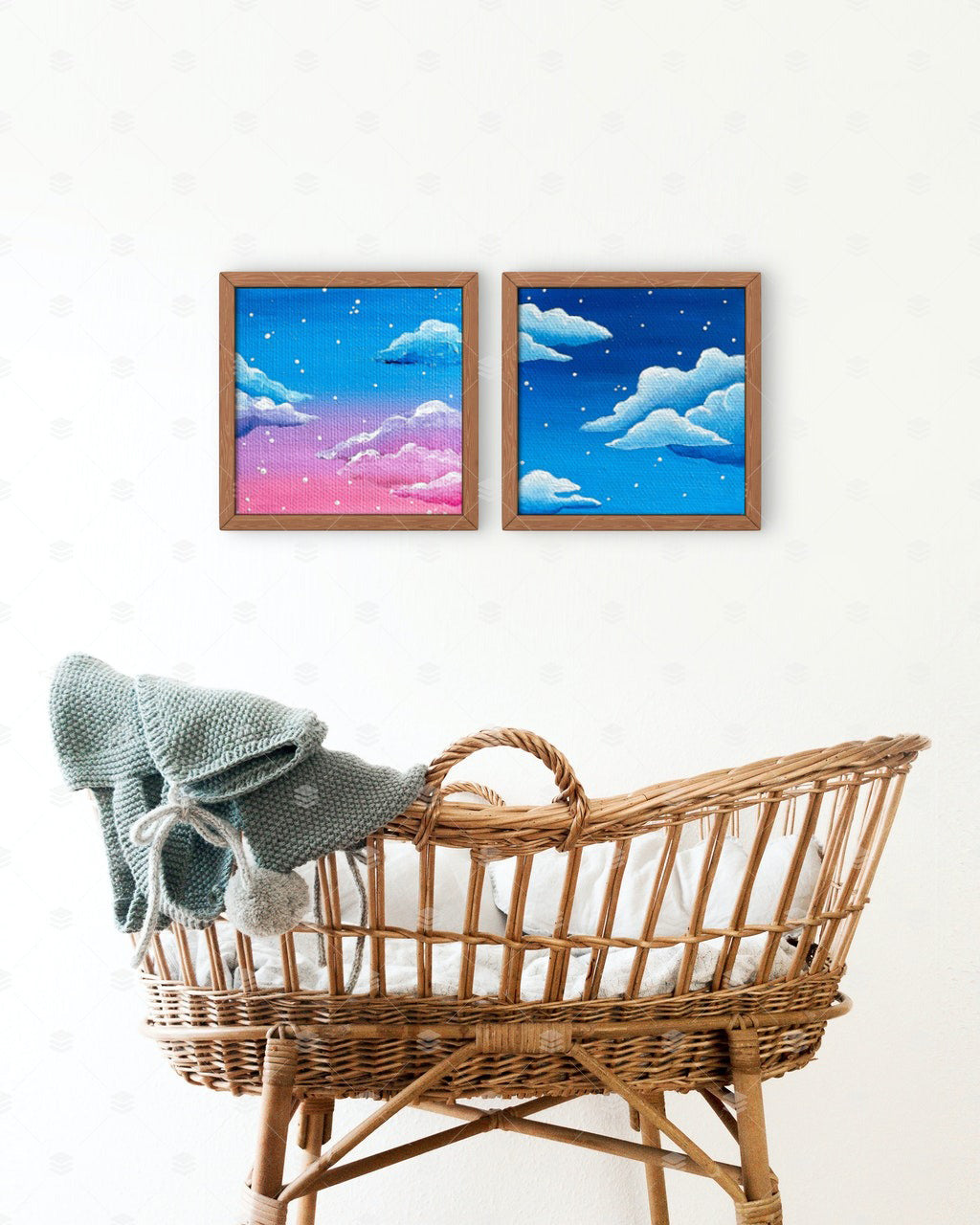 "Blue Raspberry Dreams" Mini-Print