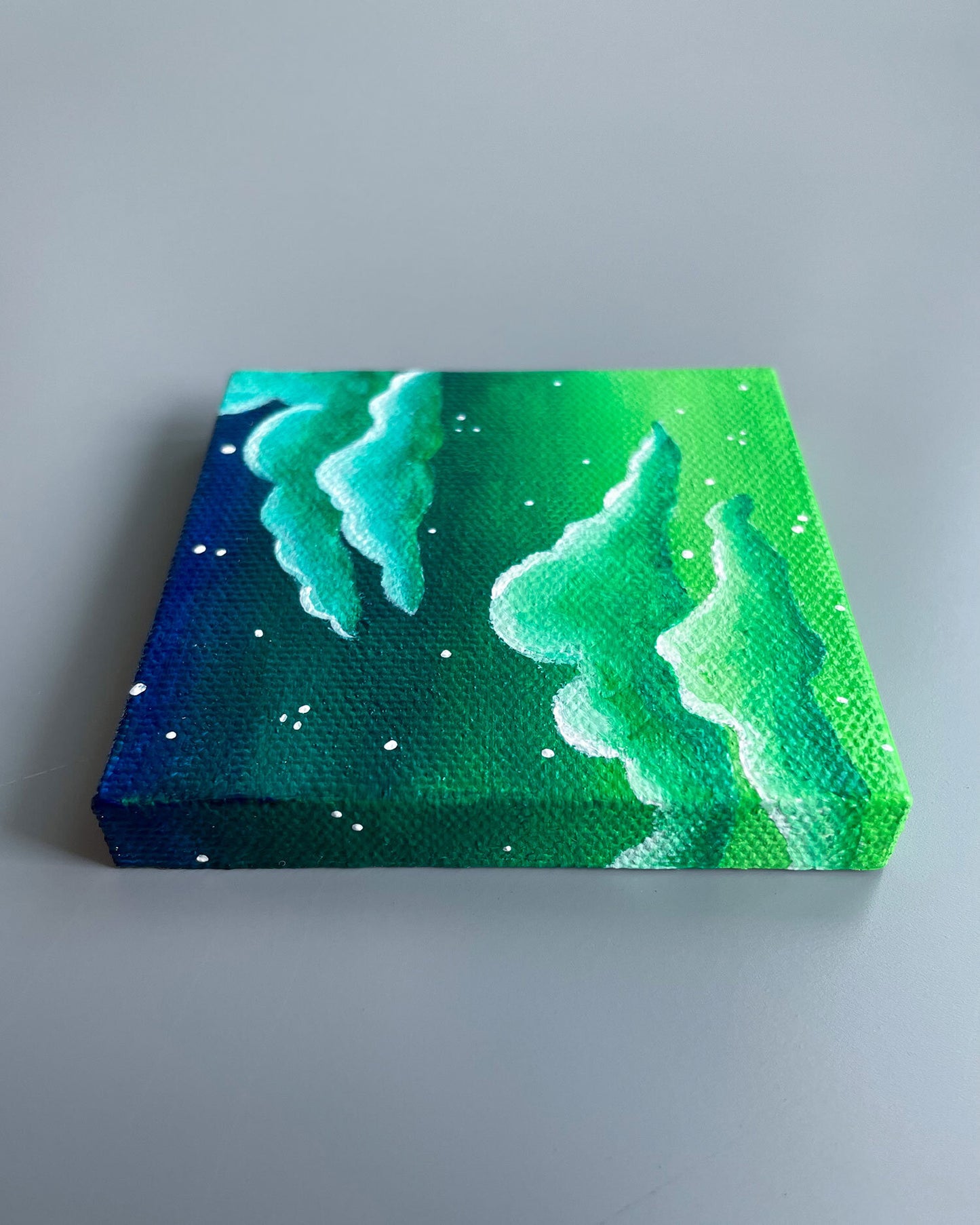 "Green Apple Dreams" Mini-Painting with Easel