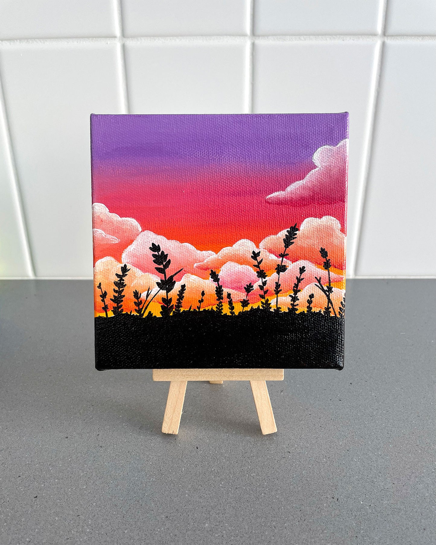 "Serenity" Mini-Painting with Easel