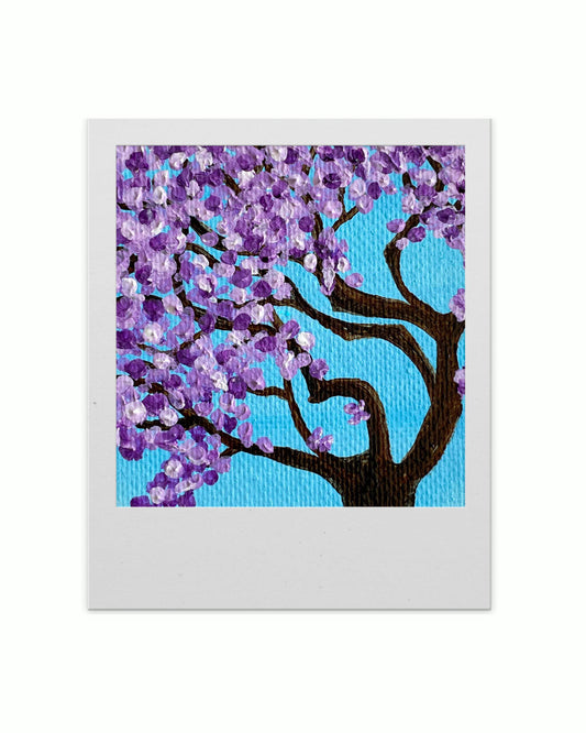 "LA Jacaranda" Polaroid