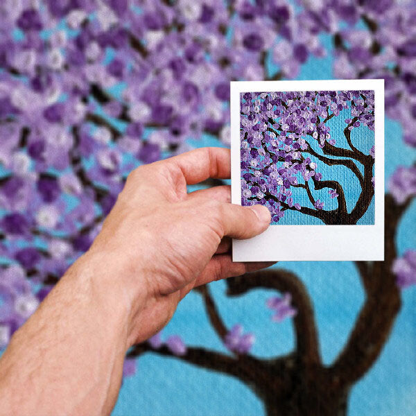 "LA Jacaranda" Polaroid