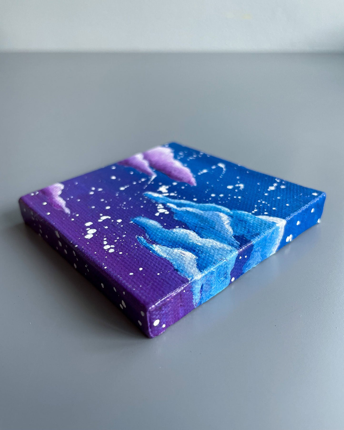 "Milky Way Dreams" Mini-Painting with Easel