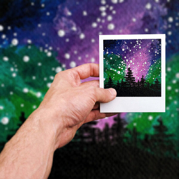 "Alaska Northern Lights" Polaroid