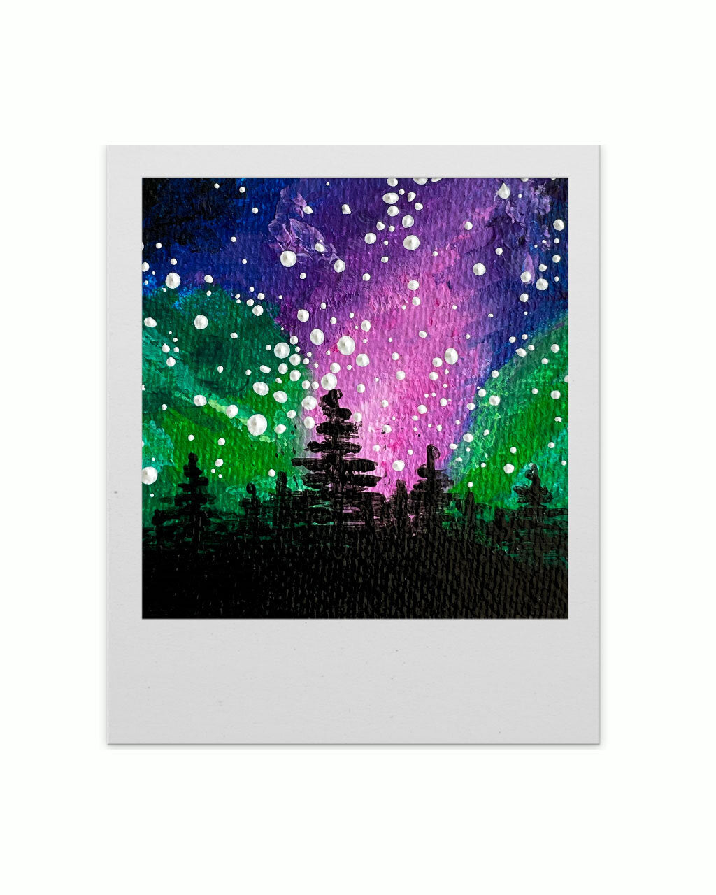 "Alaska Northern Lights" Polaroid