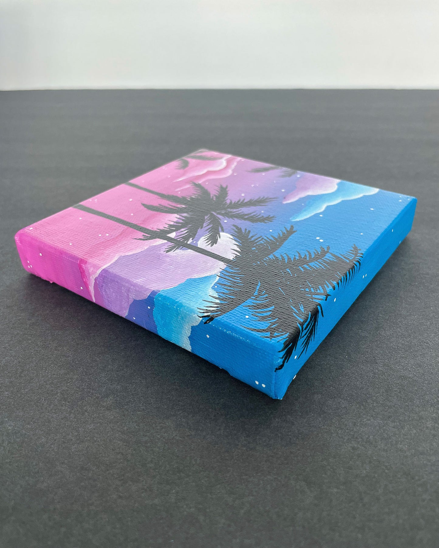 "Paradise Found" Mini-Painting with Easel