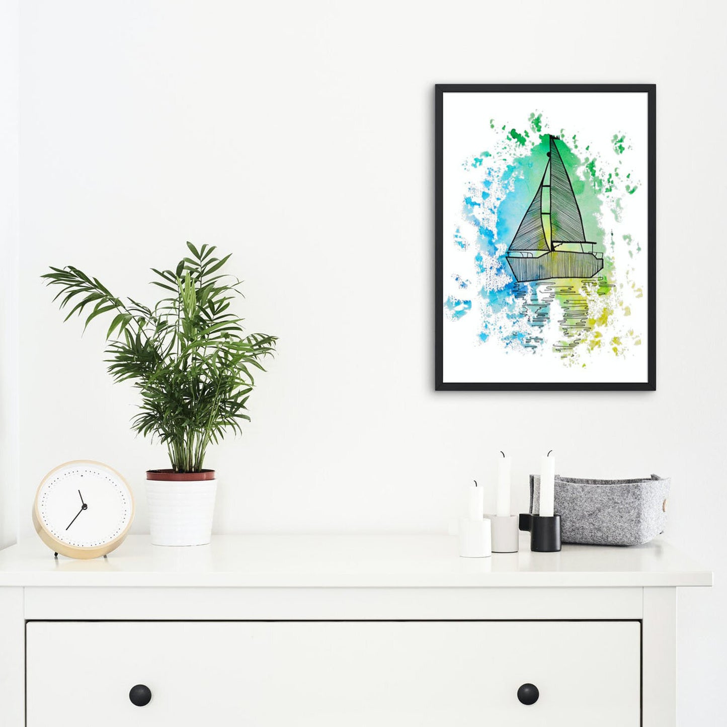 "Floating Away" Print