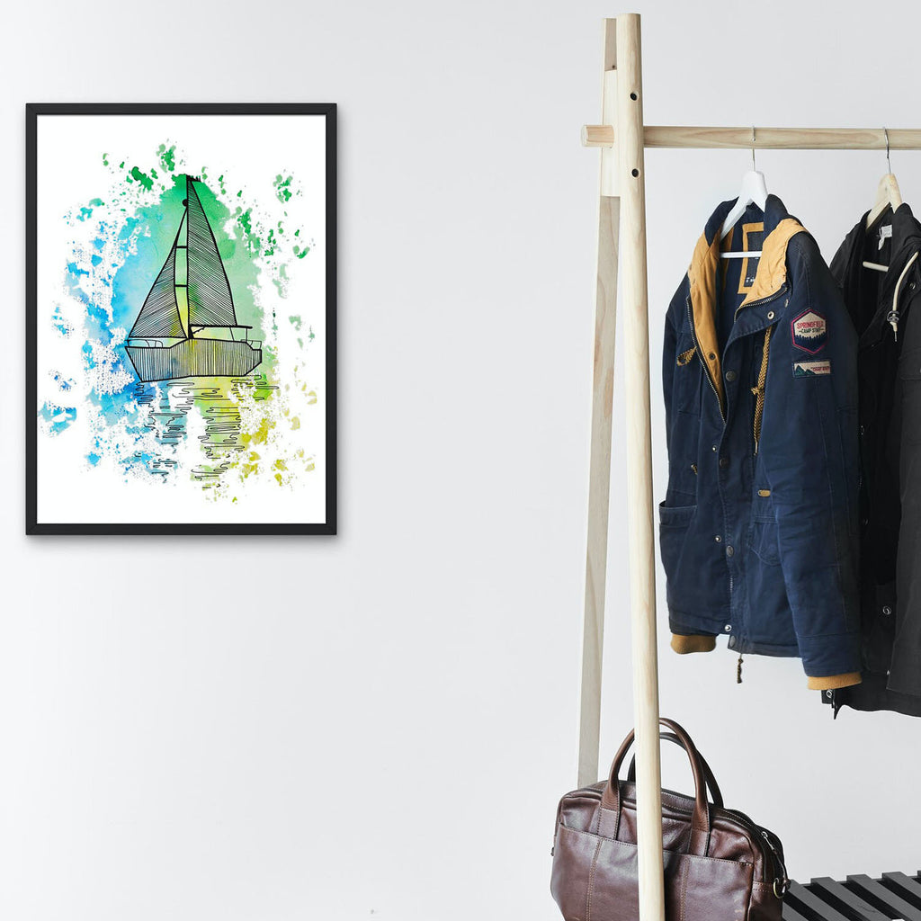 "Floating Away" Print