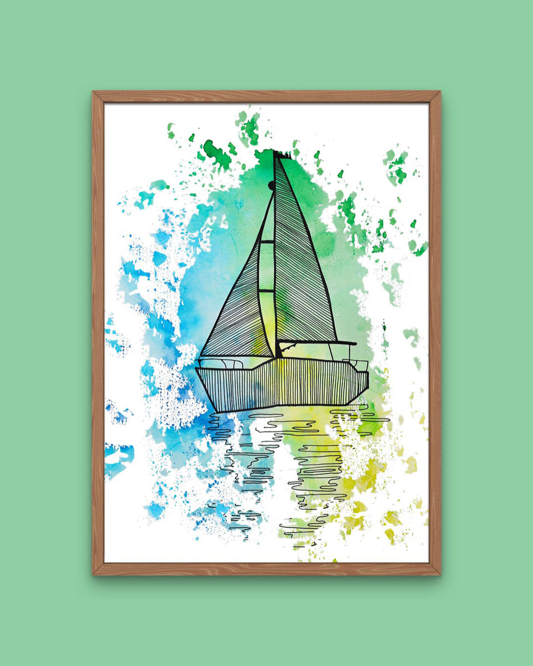 "Floating Away" Print
