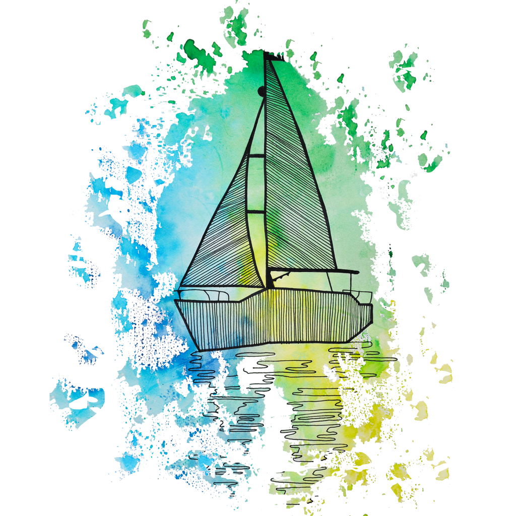 "Floating Away" Print
