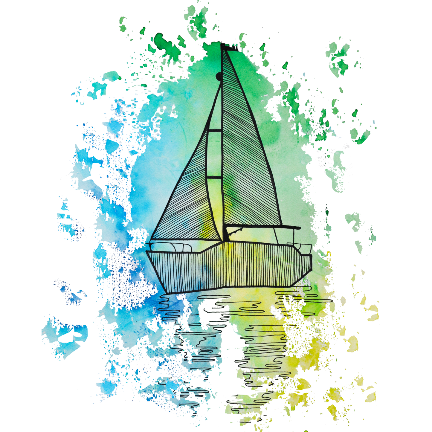 "Floating Away" Print