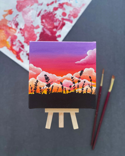 "Serenity" Mini-Painting with Easel