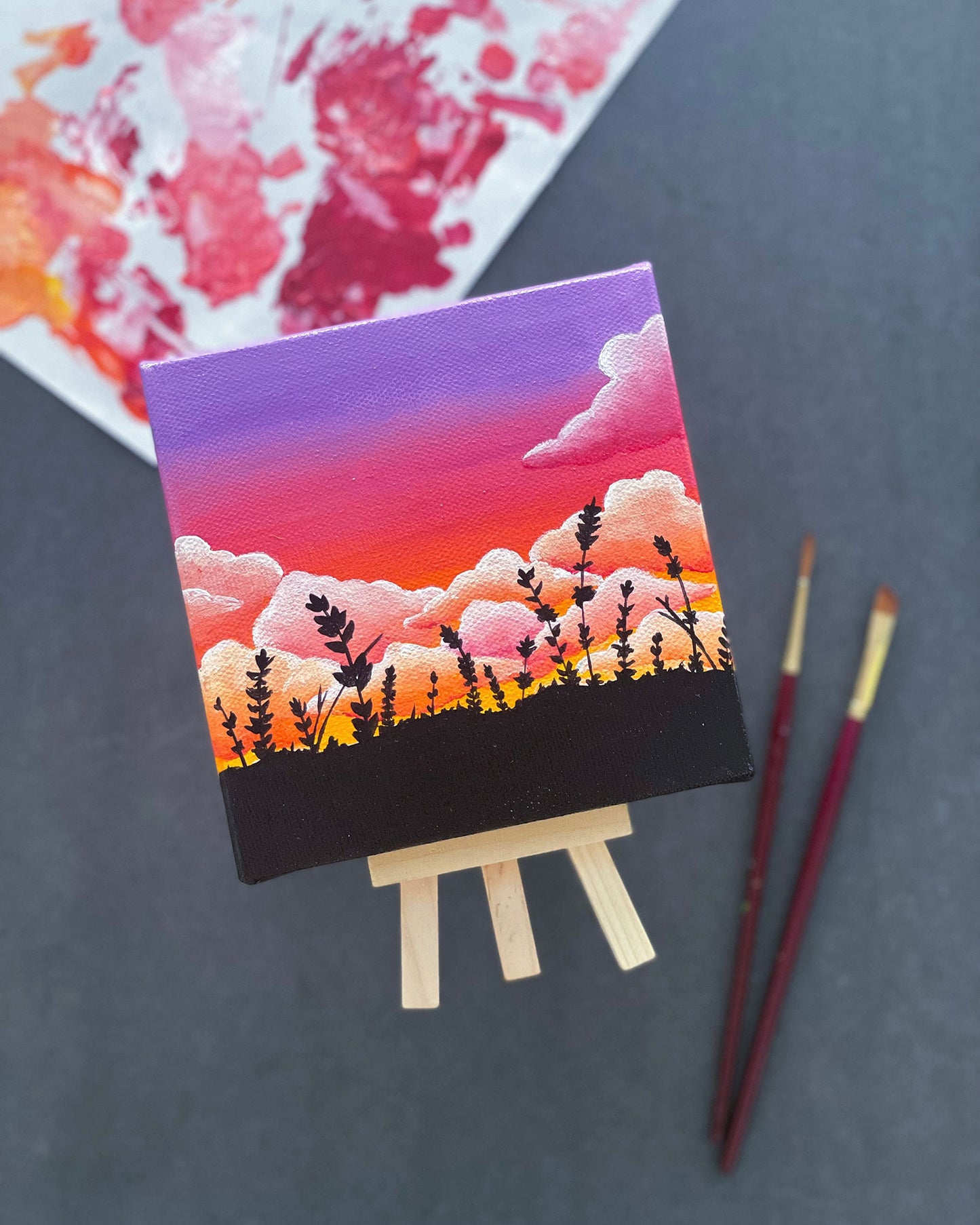 "Serenity" Mini-Painting with Easel