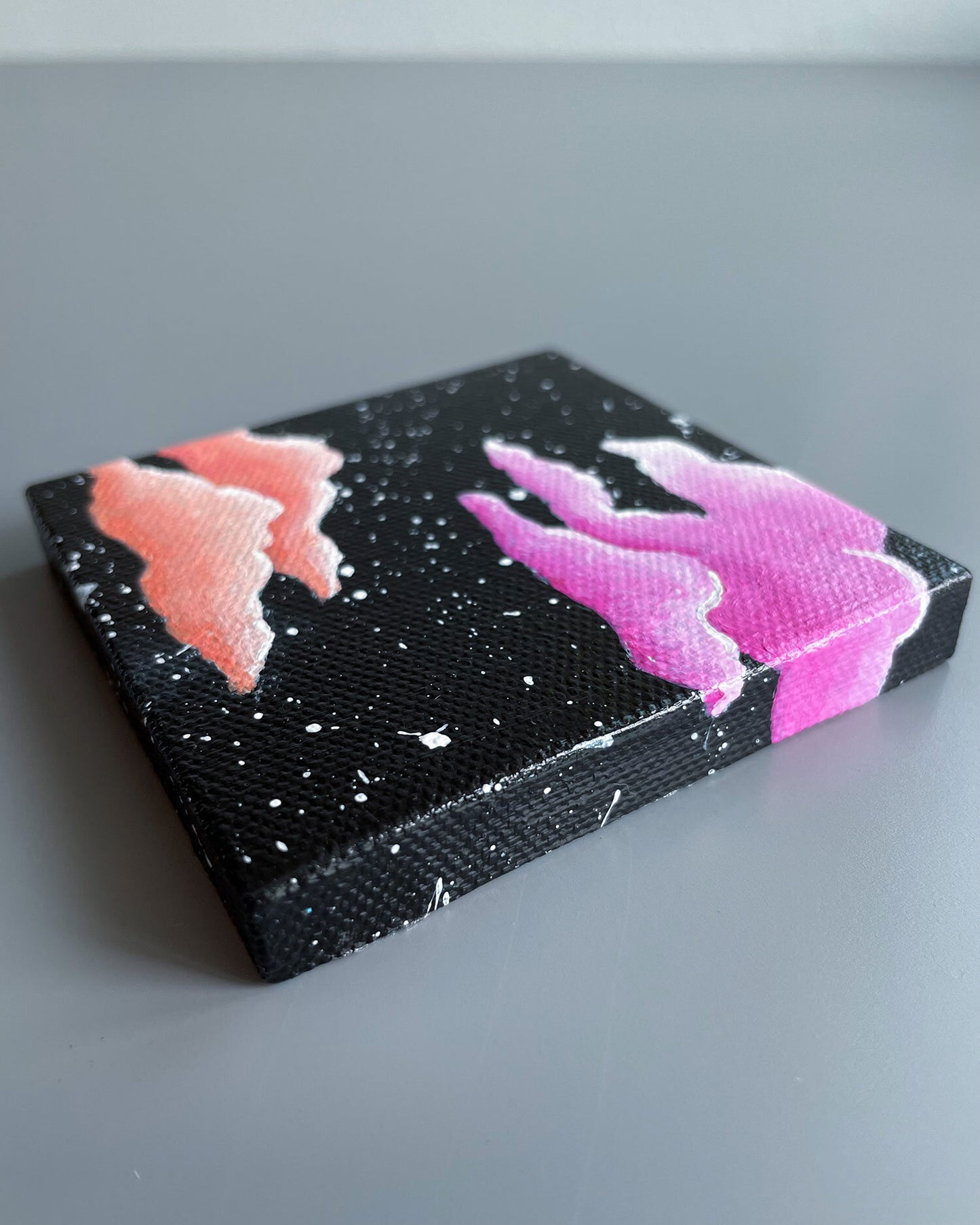"Sherbet Dreams" Mini-Painting with Easel
