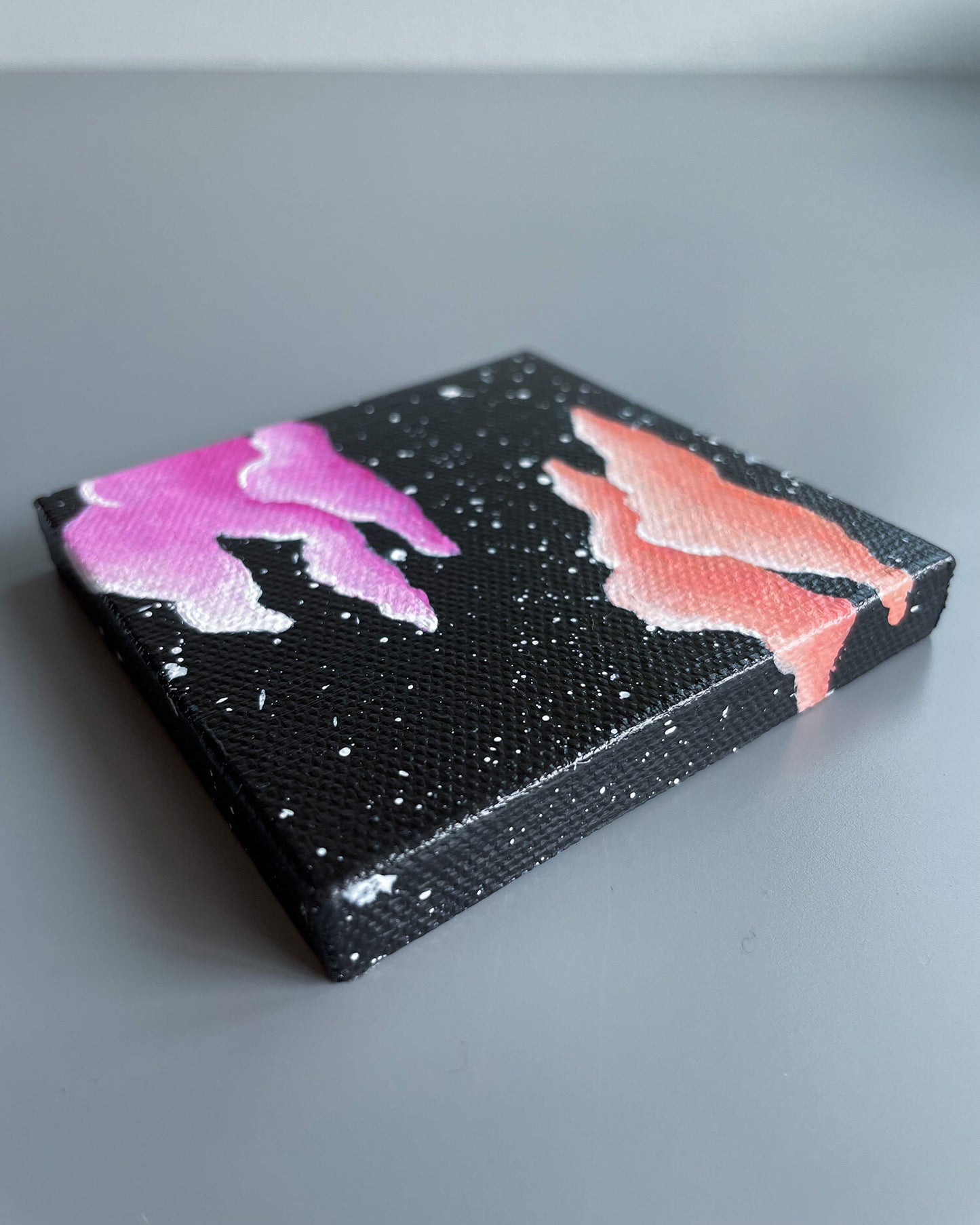 "Sherbet Dreams" Mini-Painting with Easel