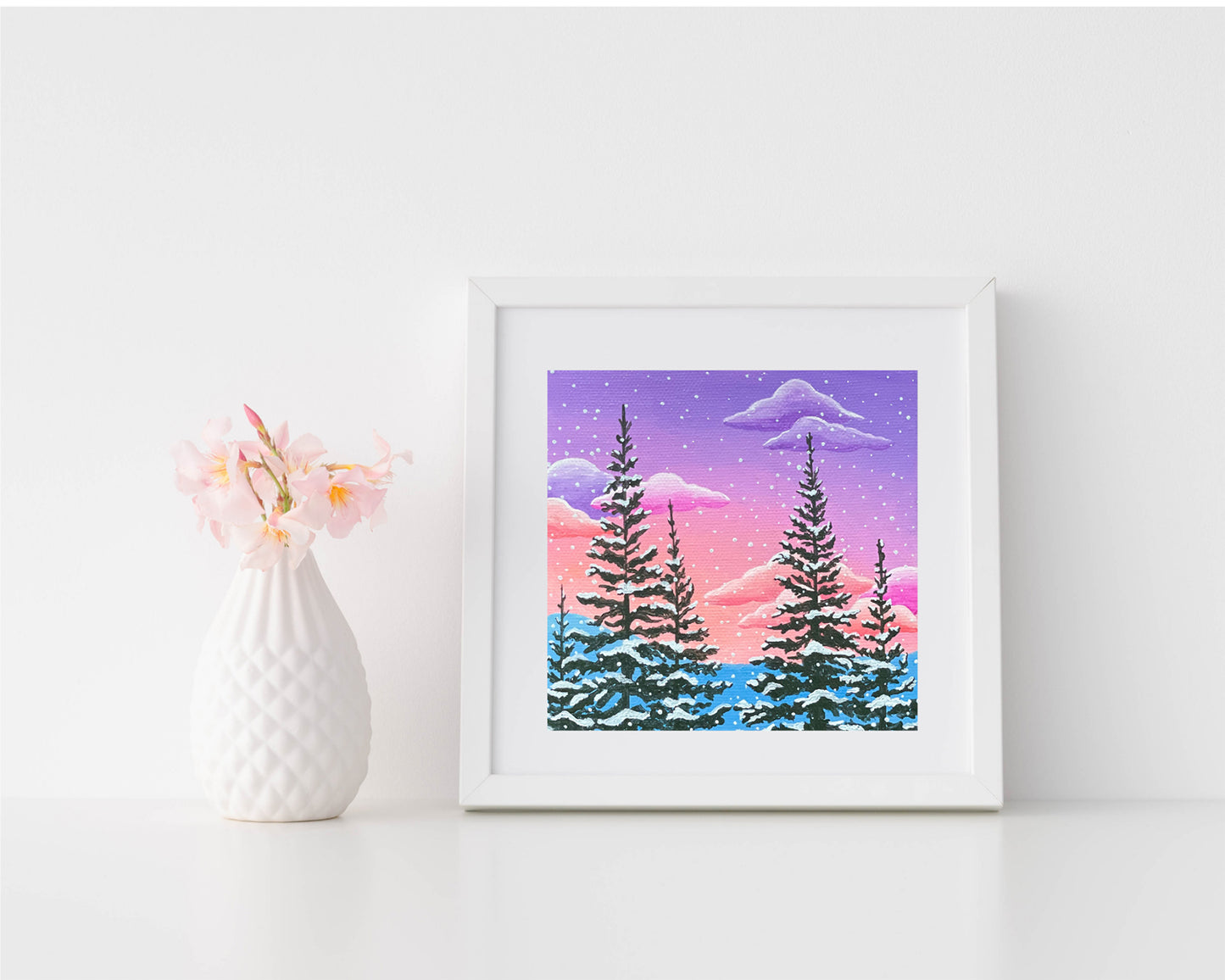 "Snowy Colorado Morning" Mini-Print