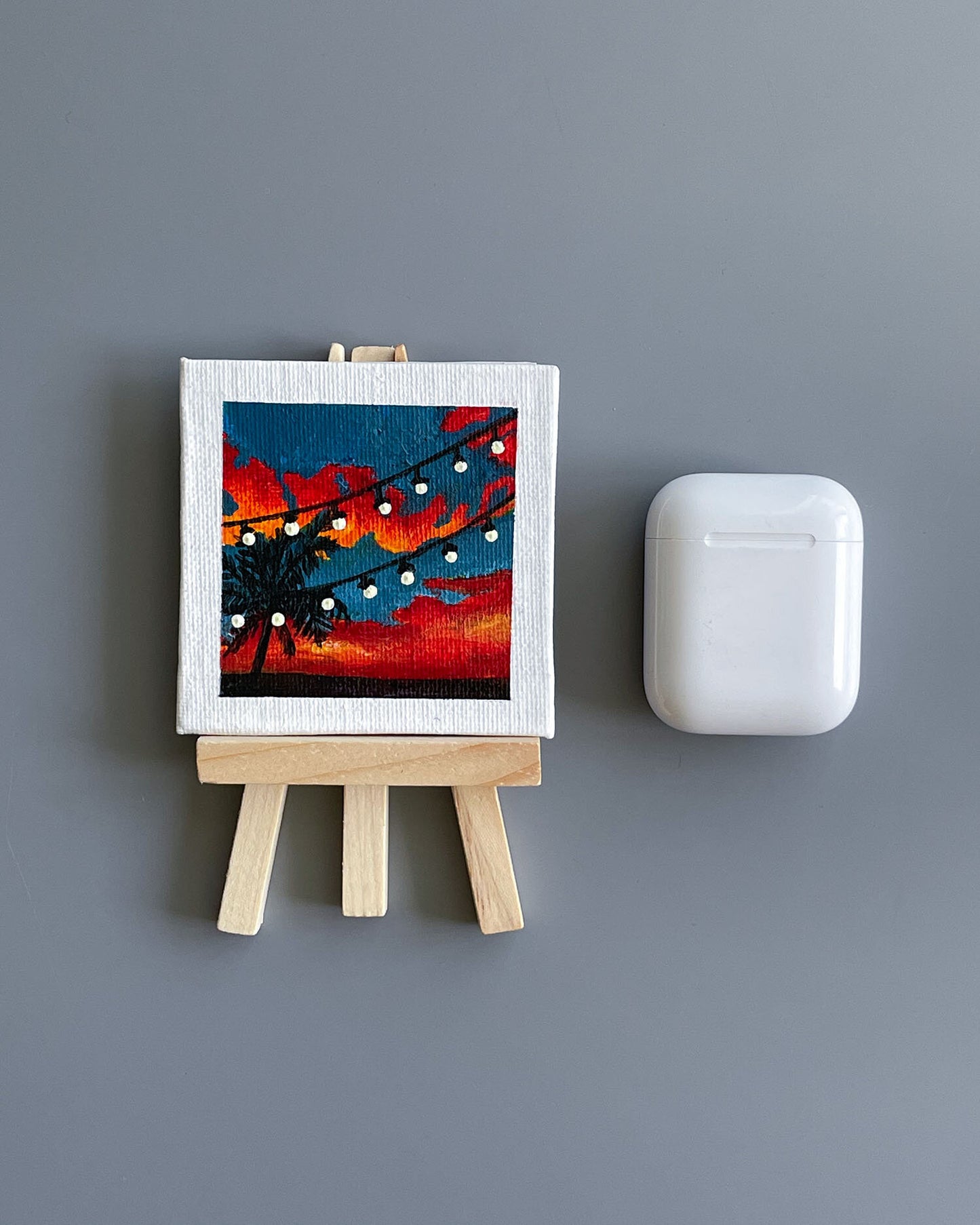 "Redondo Beach" Mini-Painting with Easel