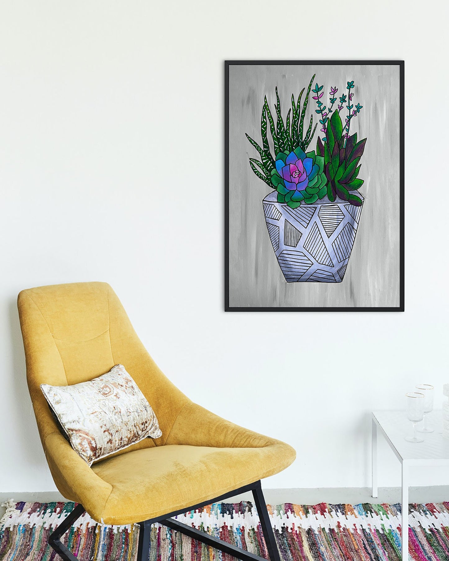 "Flourishing" (Gray) Print