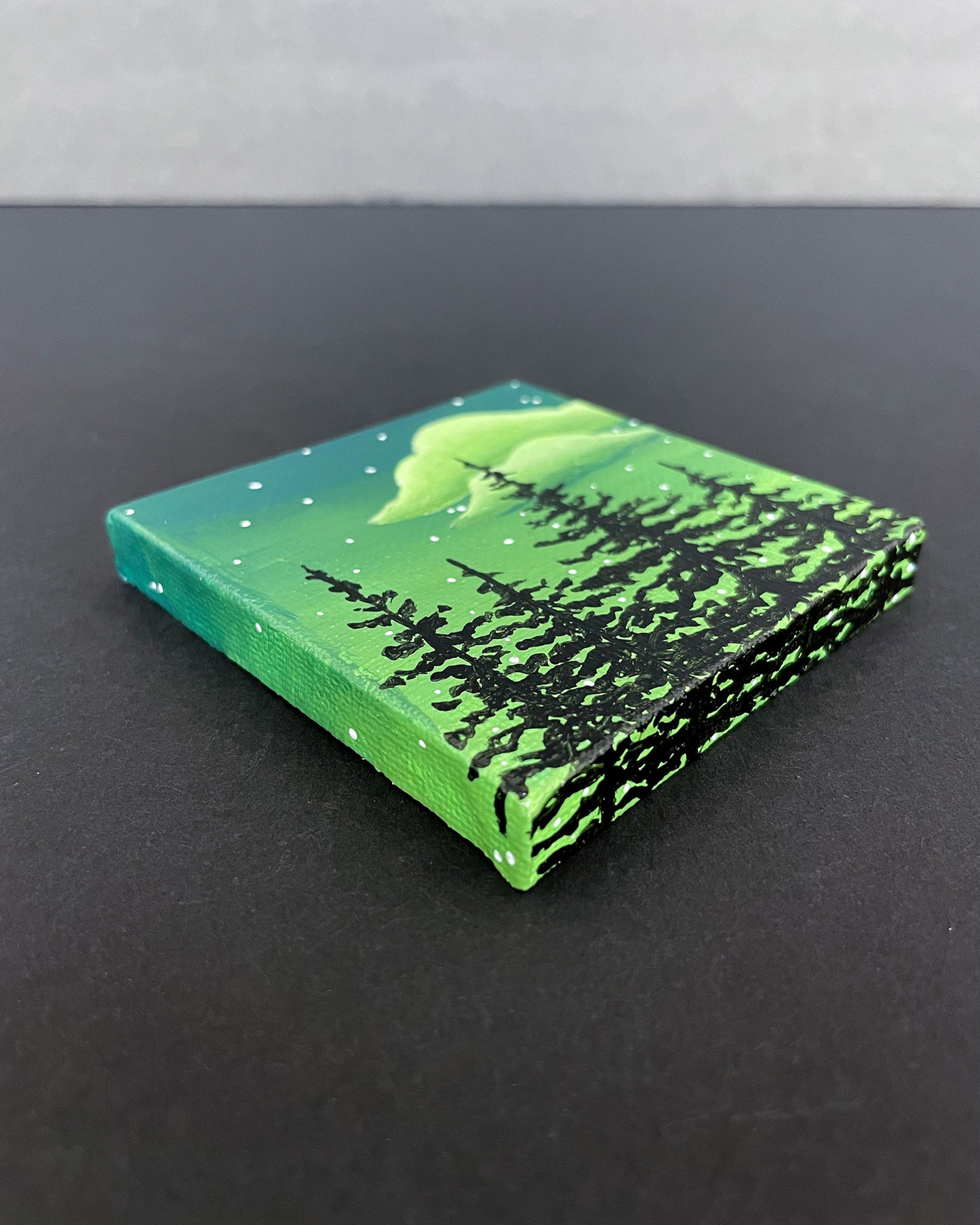 "Tiny Wanderlust" Mini-Painting with Easel