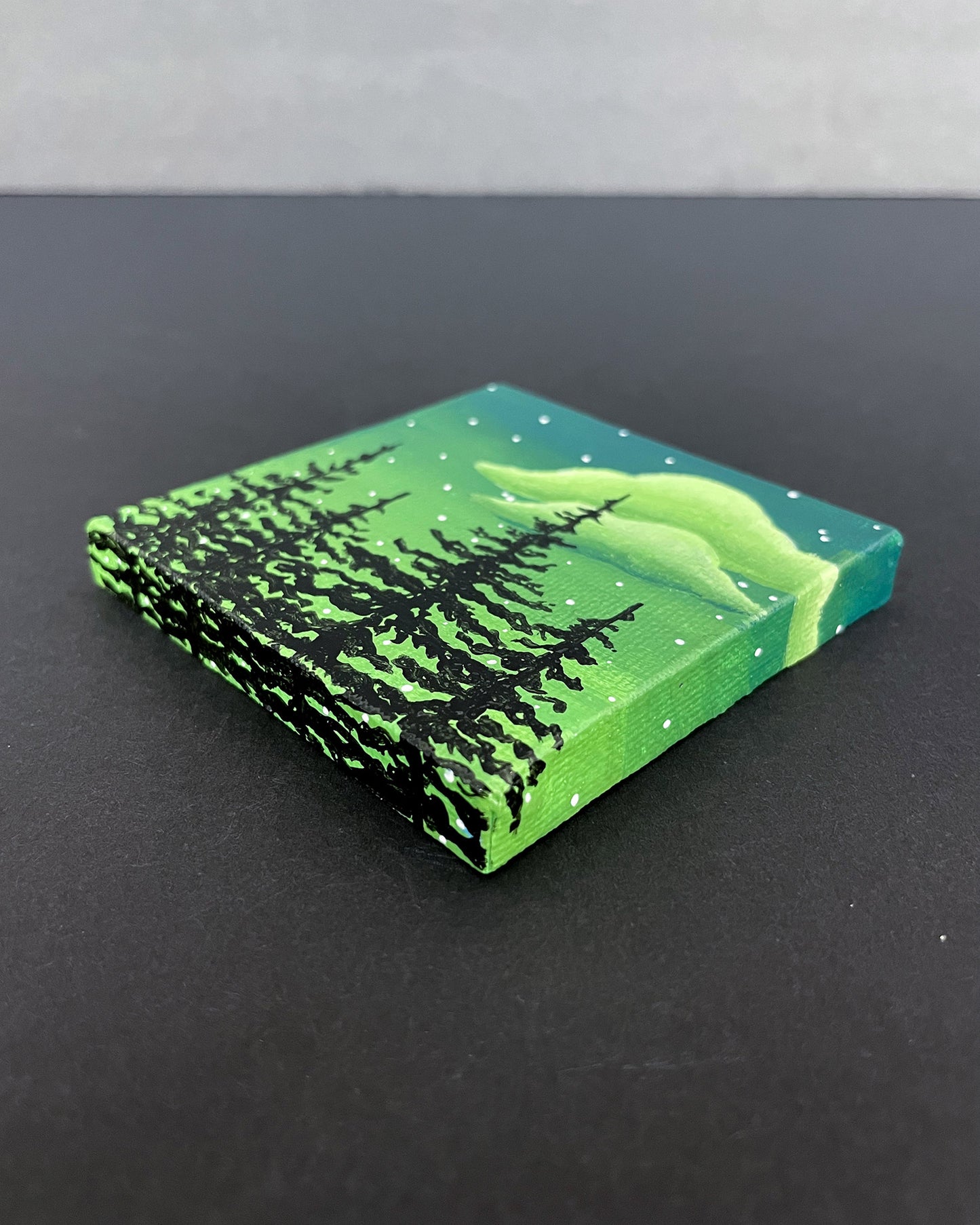 "Tiny Wanderlust" Mini-Painting with Easel