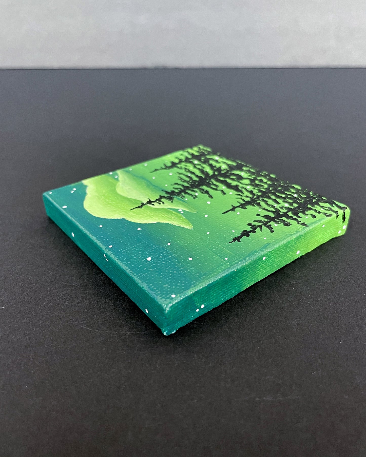 "Tiny Wanderlust" Mini-Painting with Easel