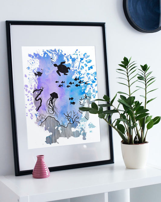 "Lost Under the Sea" Print